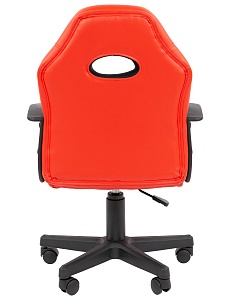 Детское компьютерное кресло CHAIRMAN KIDS 111, экокожа, красный/черный